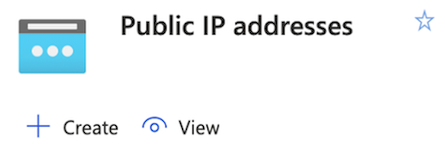 Azure Create IP Address