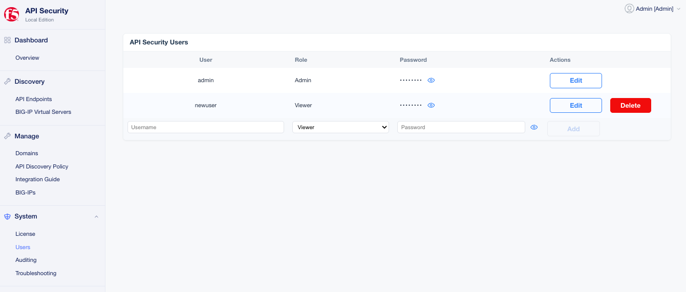 User management