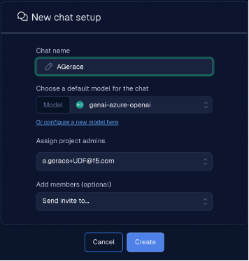 Chat Setup