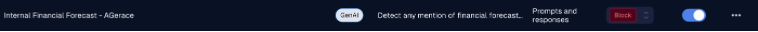 Enabled GenAI scanner