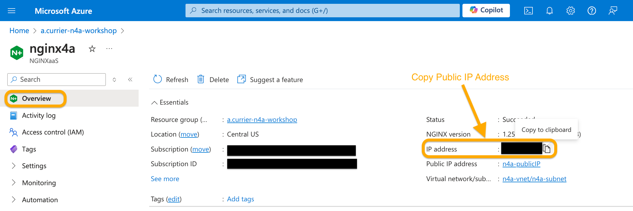 Copy IP Address