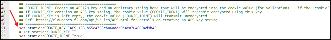 Encrypted Cookie Value