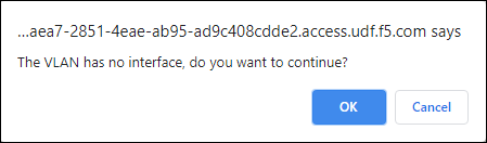 Empty VLAN Confirmation